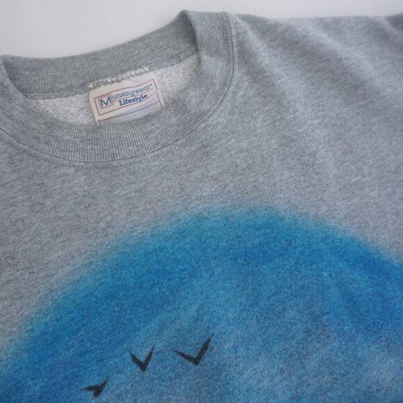 Vintage '90S Munsingwear Lifestyle Ocean Yacht Boat Crewneck Sweater XL - Picture 9 of 10